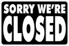 Open/Closed Sign LARGE~FREE SHIPPING