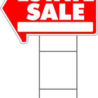 Estate Sale Sign With Frame