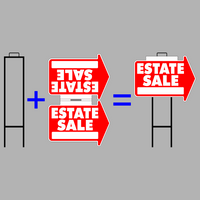 Super Heavy Duty Estate Sale Sign