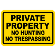 Private Property signs