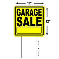 Garage Sale outdoor waterproof sign (3pack)