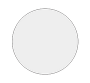 Blank Yard Sign 17 Inch Circle