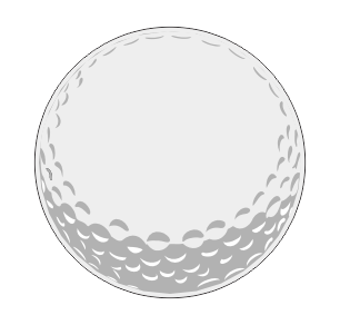 Golf Ball Yard Sign Blank Sponsor 18 Inch Starting at $2.99 FREE SHIPPING