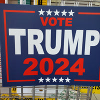 Trump 2024 for President Yard Sign 24x18