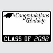 Graduation Class of:  Yard Sign 23.5"x15.5"