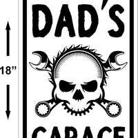 Dads Garage novelty sign