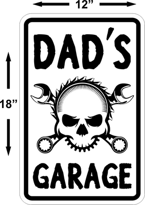 Dads Garage novelty sign