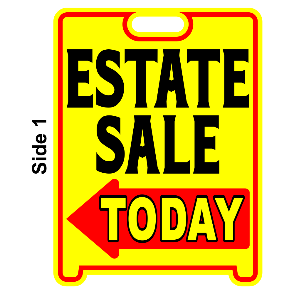 estate-sale-today-sign-sandwich-board-free-standing-weather-proof-high-visibilty-sign-screen-yard-signs-security-signs-sign-blanks for Free Printable Estate Sale Signs ESTATE SALE TODAY SIGN Sandwich Board~Free Standing~Weather Proof~High Visibilty | Sign Screen~Yard Signs, Security signs, Sign Blanks for Free Printable Estate Sale Signs