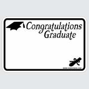 Congrats Grad! Large Yard Sign