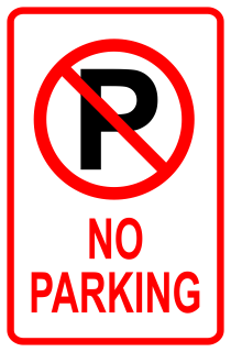 No Parking Sign 12x18