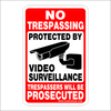 NO Trespassing~Video Surveillance Sign $3.99 24 hr video cctc FREE SHIPPING