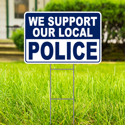 We Support Our Police Large 18