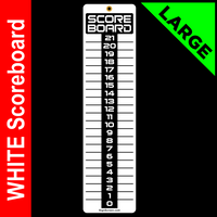3 Pack Red, White, Blue Score keeper boards
